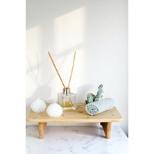 Feyza Design Ayaklı Dikdörtgen Sunum Tahtası, 32X20 Cm, Doğrama ve Peynir Sunumu Için