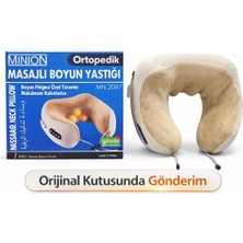 Minion Elektrikli Masajlı Seyahat Boyun Yastığı
