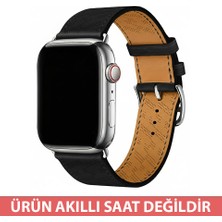 Dexmon Apple Watch 11 10 42MM – 6 7 8 9 Se Uyumlu 38-40-41MM Gerçek Tokalı Deri Kordon