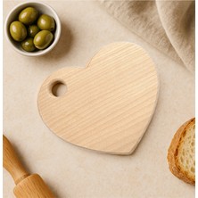 Feyza Design Mini Kalp Kesme ve Sunum Tahtası, Şık ve Kullanışlı Mutfak Gereci