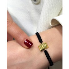 Diamine Pırlanta 14 Ayar Altın Külçe Ip Bileklik