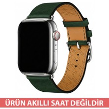 Dexmon Apple Watch ile Uyumlu 11 10 9 8 7 6 Ultra Se Uyumlu 42 44 45 46 49MM Gerçek Tokalı Deri Kordon