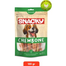 Snacky PIDP-018 Munch Tavuk Sargılı Köpek Ödülü Ödül Maması - 120GR