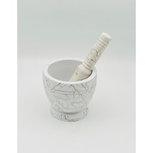 Feyza Design Şık Mermer Desenli Beyaz Havlu, Modern Dekorasyon Için Şıklık