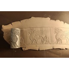 Feyza Design 8 cm Doku Rulosu, Antik Desen ve Silindir Desen Oklava Mühür