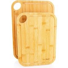 Feyza Design Ikili Kesme Tahtası, Pratik ve Dayanıklı Mutfak Gereci