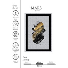 Kilim Home Siyah Gold Soyut Fırça Darbe Desenli Lüks Halı - Altın Varak Modern Salon Halısı