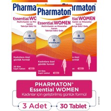 Pharmaton Essential Women 30 Tablet 3 Adet