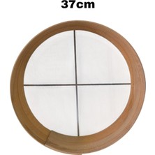 Feyza Design 37CM Ahşap ve Çelik Tel Un Eleği, Dayanıklı ve Pratik Kullanım