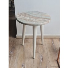 Marbleart Mermer Yan Sehpa