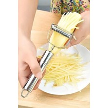 Feyza Design Çift Fonksiyonlu Paslanmaz Çelik Jülyen Sebze Meyve Doğrayıcı