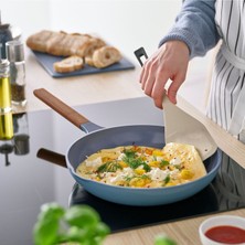 Feyza Design Açık Bej-Antrasit Renkli 32 cm Uzunlukta Çok Amaçlı Spatula