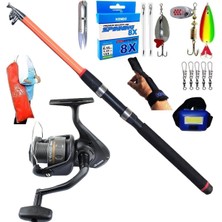 Oslo Okuma Revenger Rv-25 210CM 50-150GR Piranha Dolphin Turna Spin Olta Takımı Seti