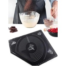 Feyza Design Pratik Büyük Boy Silikon Hamur Açma Matı, Kaydırmaz ve Kullanışlı