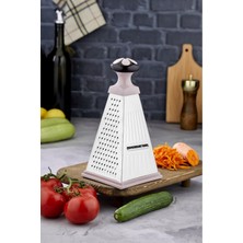 Feyza Design Italyan Rende Pembe ve Siyah, Şık ve Kullanışlı Mutfak Gereci