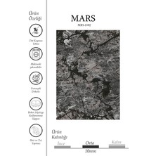 Kilim Home Siyah Mermer Desenli Halı - Gri Damarlı Modern Lüks Salon Halısı