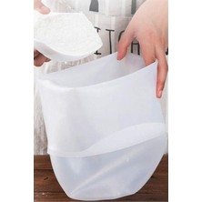 Feyza Design Şeffaf Silikon Hamur Torbası, Yoğurma ve Makarna Hazırlığı Için