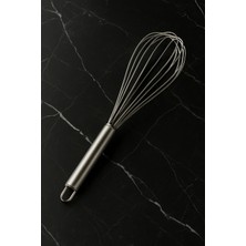 Feyza Design Ultra Kaliteli Paslanmaz Çelik Profesyonel Çırpıcı 41 cm