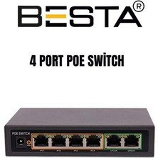 Hsc Bilişim 4 Port Poe Switch KD0420FL