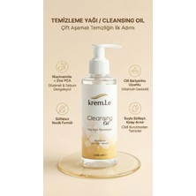 krem.Le Cleansing Oil - Nazik Makyaj ve Spf Temizleyici Gözenek Dengeleyici Temizleme Yağı -  Cleansing Oil  | 200 ml