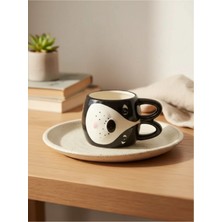 Tohana 3D Kulak Kulplu Hayvan Figürlü Seramik Kupa 460 ML