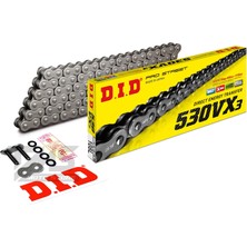 Did 530-108VX3 2012-2019 Triumph Speed Triple R Uyumlu Zincir Vx3 Xring Çelik Renk