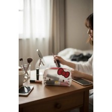Miniso Hello Kitty Lisanslı File Kare Makyaj Çantası