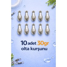 Seyyah Marin Olta Kurşunu 30 gr Armut Kurşun (10 Adet)
