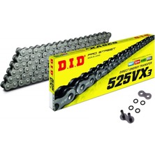 Did 525-118VX3 2017-2025 Triumph Street Triple Rs Uyumlu Zincir Vx3 Xring Çelik Renk