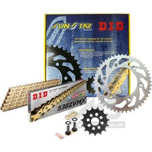 Did Zvm-X-Sunstar 2012-2019 Triumph Speed Triple R Uyumlu Zincir Dişli Set Gold (Sarı) Renk