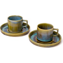 Neptune Marbling Kum Dalgası Kupa- Ikili