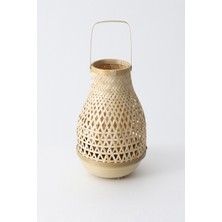Koza Home Meander Bambu Masa Lambası 23X37 cm 4588