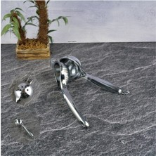 Feyza Design Paslanmaz Metal Limon Sıkacağı, Dayanıklı ve Şık Tasarım