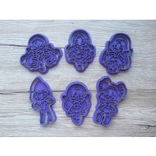 Feyza Design Winx Club Kurabiye Kalıbı, Kil Şekillendirici, Beyaz Renk