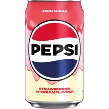 Pepsi Strawberrıes'n Cream Flavour 330 ml *5'li