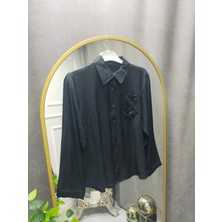Nisa Butik Giyim Nakış Detaylı Gömlek