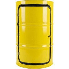 Greenmall Metal Varil Dolap Sarı