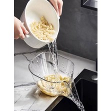 Feyza Design Çok Amaçlı Mutfak Süzgeci, Meyve ve Sebze Yıkama, Makarna Süzme Aracı