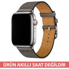 Dexmon Apple Watch ile Uyumlu 11 10 9 8 7 6 Ultra Se Uyumlu 42 44 45 46 49MM Gerçek Tokalı Deri Kordon