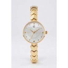 inStyle Kalp Kordonlu Zarif Gold Kadın Kol Saati