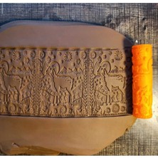 Feyza Design 10 cm Seramik ve Polymer Kil ile Pastacılık Doku Ruloları