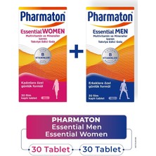 Pharmaton Essential Women 30 Tablet + Essential Men 30 Tablet