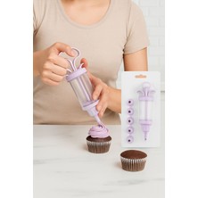 Feyza Design Lüx Krema Pompası, Kolay Pasta ve Şanti Sıkma Aracı