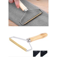 Özgürce Elbise ve Kazak Temizleme Tüy Toplama Aparatı, Ahşap Saplı