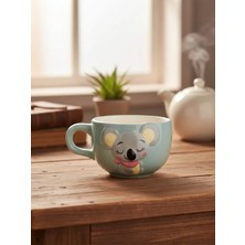 Tohana 3D Sevimli Hayvan Figürlü Seramik Kupa 400 ml