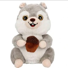 Top Rock Store Sevimli Peluş Sincap 30 cm Oyuncak Uyku Arkadaşım