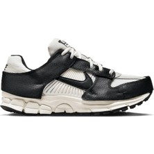 Nike Zoom Vomero 5 Premium Leather Unisex Sneaker Hakiki Deri Unisex Kesikli Siyah Deri Korumalı Günlük Spor Ayakkabı Beyaz Siyah