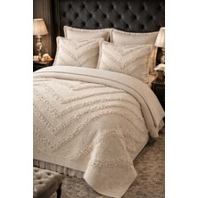 6 Parça Premium Lüks Saçaklı Pike Takımı (Pike - Çarşaf - Kırlent 2 Ad. - Yastık Kılıfı 2 Ad.)