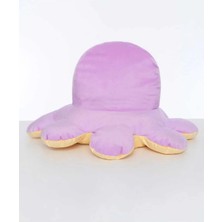 Top Rock Store Mod Değiştiren Ahtapot Duygulu Iki Yüzlü Peluş Oyuncak 20 cm Hediyelik Uyku Arkadaşı