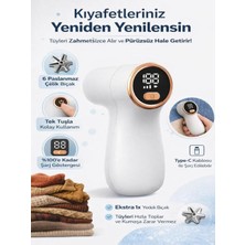 Özgürce Dijital Ekranlı, 6 Bıçaklı, Şarjlı Tüy ve Tiftik Temizleme Cihazı